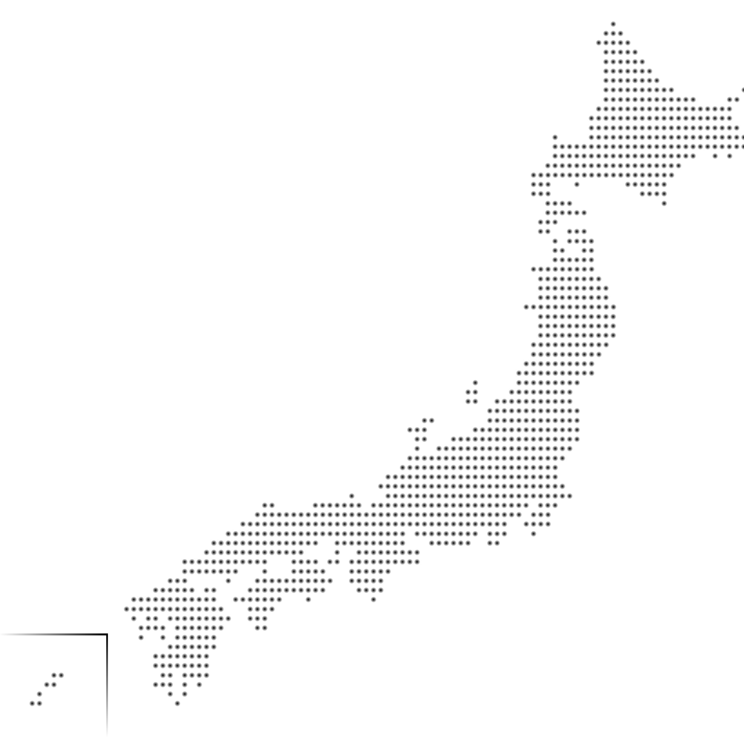 日本地図（ドット）